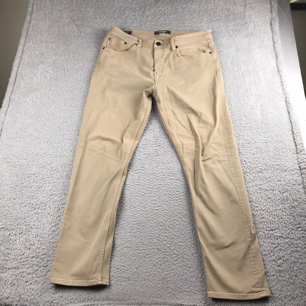 Revtown Sharp Jeans Men 36 (38x31) Tan Stretch Casual Decade Denim Pants